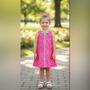 Lilly Pulitzer Pink Nightgown with Playful Print